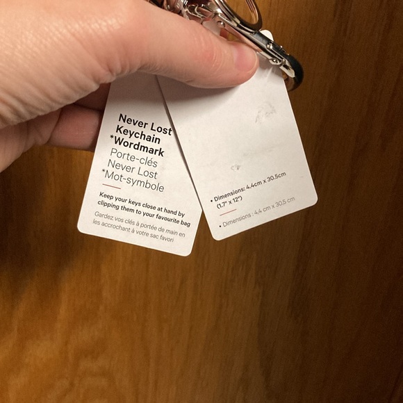 Lululemon Never Lost Key Chain Mauve and Pink NWT - Picture 2 of 5